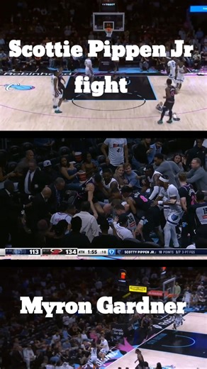 Scottie pippen Jr. Fight