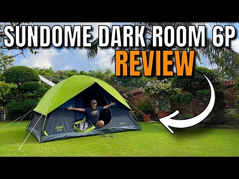 Coleman DARK ROOM Sundome 6-Person Tent (TESTS + REVIEW!)