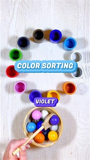 Color Sorting Game Every Toddler Should Try #toddleractivities #montessorikids
