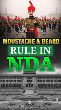 Beard or Moustache Allowed in NDA? 🤔 Clean Shave Rules Explained ⚔️ #nda #rules #lws