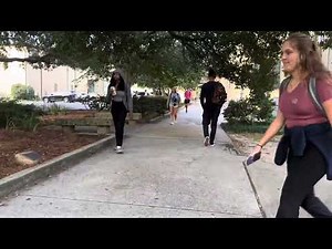 Walking tour of LSU Baton Rouge Louisiana campus p2