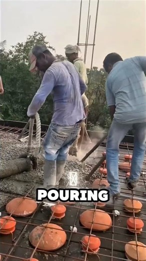 Why they place clay pots on the roof when building