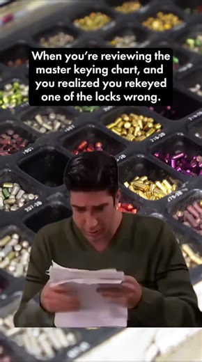 Master keying gone wrong... #lockboss #locksmith #work #funny #meme