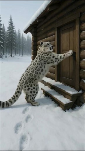 A Snow Leopard Asked a Young Woman for Help to Save Its baby A Heartwarming Story | Sweet memes