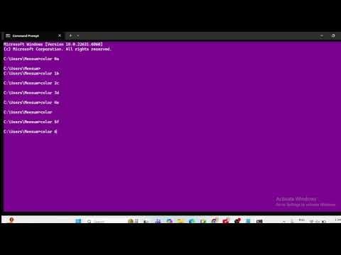 CMD Color Tricks in 30 Seconds Make Your CMD Look Hacker Style