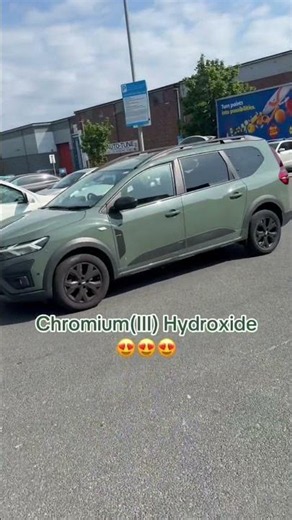 THIS CAR TOTALLY GIVING CHROMIUM(III) HYDROXIDE