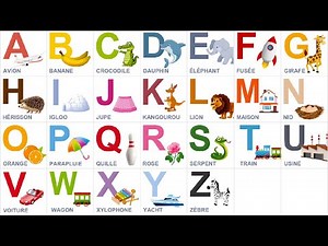 Aprendre le français. L'alphabet français avec exemples.#apprendrelefrancais #french