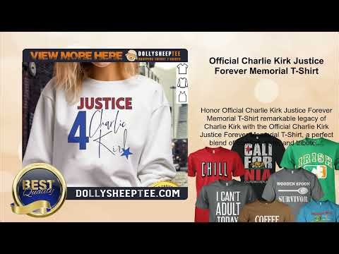 Official Charlie Kirk Justice Forever Memorial T-Shirt