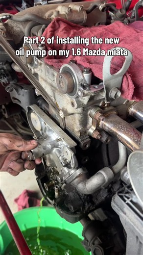 Mazda Miata 1.6 Oil Pump Install Part 2 - Step-by-Step
