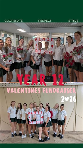 Here are some of our lovely Year 12 angels 😇 delivering love songs to some special people. We hope this brings you joy during the season of love! ❤️ | Mount Annan High School