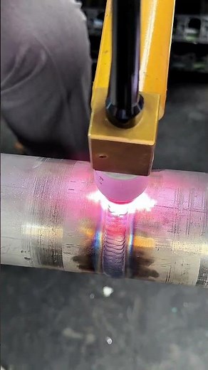 The Mesmerizing Art of Precision Orbital TIG Pipe Welding #construction #welding #pipelining