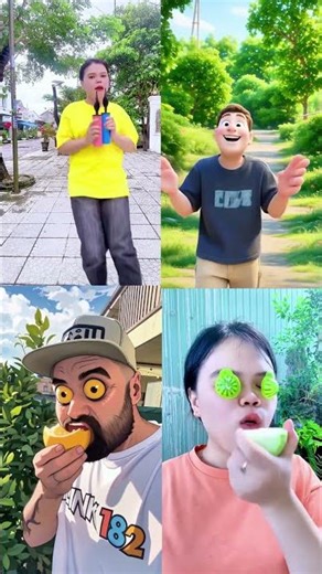 Cartoon Filter Fun & Bizarre Snacks! 🎨🍏