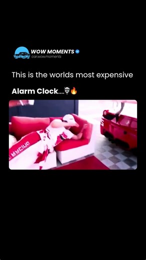 Luxury Alarm You Didn’t Ask For 😂🔥