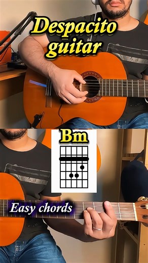 Guit real on Instagram: "Despacito easy chords guitar #guitars #guitarra #chords #guitarlessons #guitartutorial #violão #guitars #despacito #yamahac45"