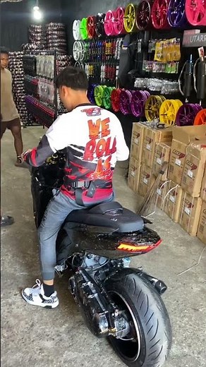 1m build honda click 125 v2 😊 #hondaclick #bigbikeconcept