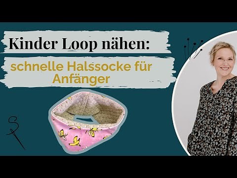 Loop für Babies und Kinder nähen: Schnelle Halssocke für Anfänger