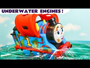 Underwater toy train story with Thomas and his friends - Videos For Kids