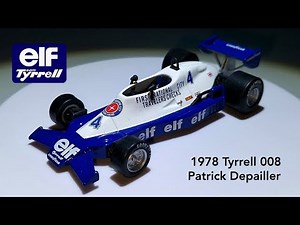 Tyrrell 008 F1 1978 P.Depailler escala 1/43