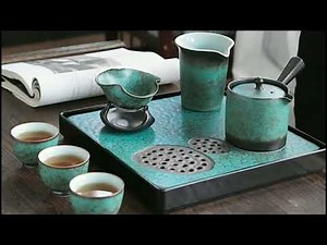 Unboxing a Stunning Green Ceramic Tea Set #teaware #gongfutea #kitchenware