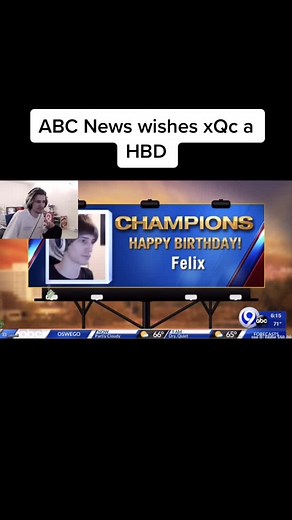 xQcOW's Birthday Celebration Highlights on News