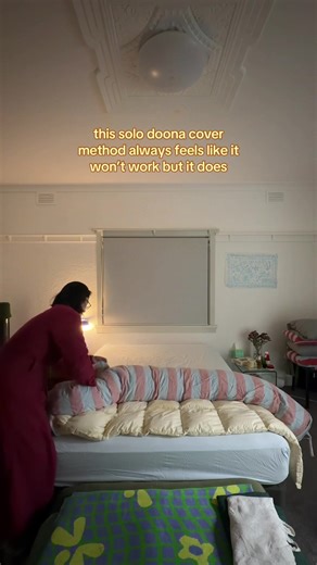 Solo Method to Easily Put on a Doona Cover