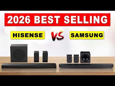 Hisense AX5140Q vs Samsung HW Q990F Soundbar Review with Wireless Subwoofer and Rear Speakers