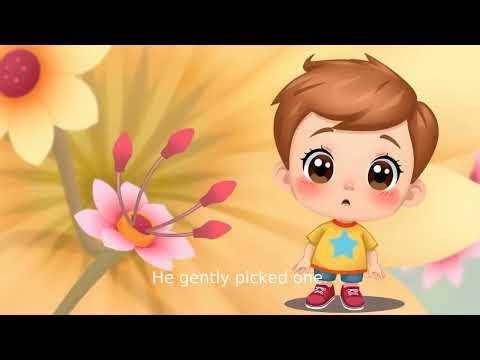 Louie Discovers a Field of Flowers! 🌼 | Learning About Nature