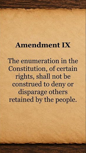 🇺🇸 The Ninth Amendment | Bill of Rights | American Visual Archive