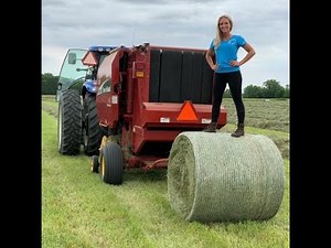 "Rake, Rattle, & ROLL!" -baling hay start to finish