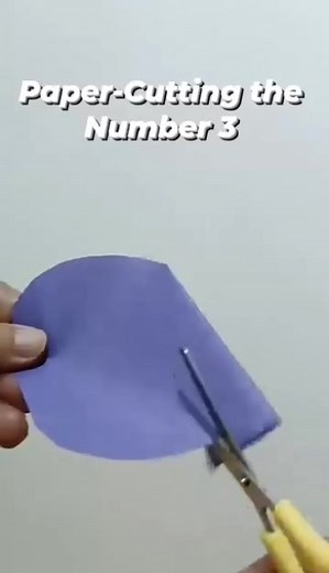 5.1K views | Paper cutting the number 3. This is very easy to make. When you know the skill, it is so easy to make your instructional materials creatively.... no need to print or buy every time you need some materials. #teachersheilascorner #followerseveryone #papercutting #numbers #scissorskills | Teacher Sheila's Corner | Facebook
