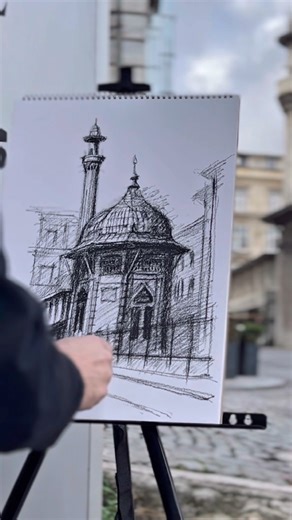 İstanbul urbansketching #art #drawing #sketch #çizim #painting #charcoal