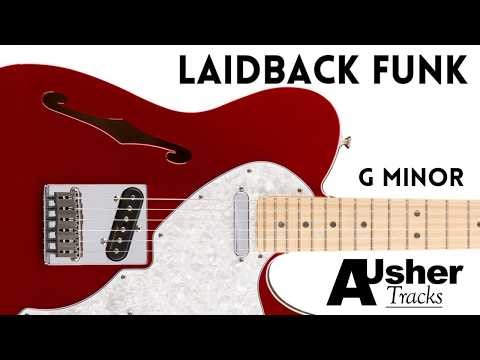 Laidback Funk Guitar Backing Track Jam in G minor