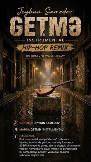 Jeyhun Samedov – Getmə (Hip-Hop Instrumental)