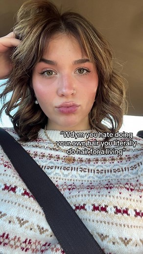 Queen of bed head forever and always❤️‍🔥 #hairtok #hairstylistlife #ifykyk