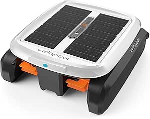 Solar Powered Automatic Robotic Pool Skimmer Cleaner, Daytime & Overnight Continuous Cleaning