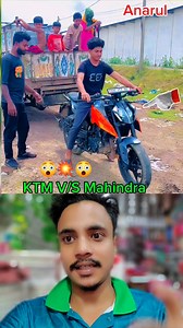 KTM V/S Mahindra😲💥😲 #reels #ktmindia #ktm #bikers #OMG #viral #bikeride #trendingreels | 𝖱𝗈𝖺𝖽 𝖱𝗎𝗌𝗁