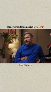 Honey Singh talking about love 🥺❤️ . Credit @yoyohoneysingh @rhea_chakraborty . In this episode of #Chapter2​, I sit down with Yo Yo Honey Singh, someone whose music has been a constant in my life. But what I didn’t know, and what many of us didn’t see, is the personal battle he’s been fighting behind the scenes. Honey opens up about his struggle with bipolar disorder, the toll it took on him, and how he found his way out. It’s a raw, honest conversation about resilience, and for Honey, it’s tr