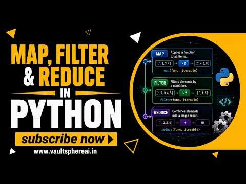25-052026 || PYTHON MAP, FILTER & REDUCE EXPLAINED WITH EXAMPLE || Beginners Tutorial