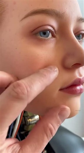 This “Woman” at the Expo Isn’t Human… Look at Her Neck 🤯