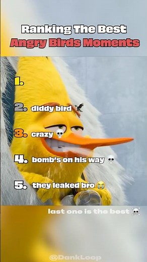 Ranking The Best Angry Birds Moments