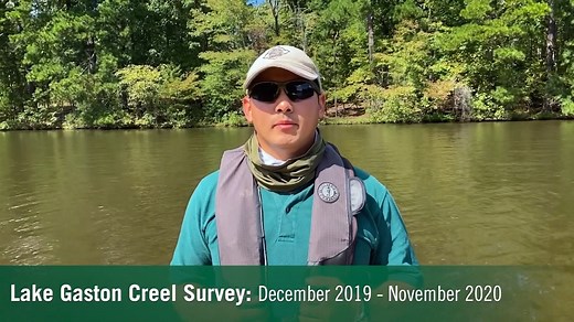Creel surveys are a tool used by the NC Wildlife Resources Commission's fisheries biologists to measure the fishing effort in a given waterbody, as well as the catch and harvest of fish in those systems. Creel surveys also allow biologists to gather information about angler demographics, expenditures on their fishing trips and preferences for regulations and other fisheries management programs. Input from our constituents directly affects our management decisions, so be sure to keep an eye out f