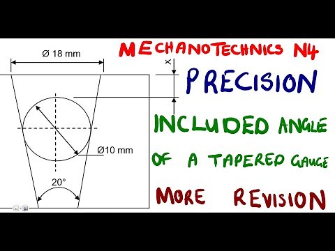 Mechanotechnics N4 Precision - Included angle of a tapered ring gauge part 2