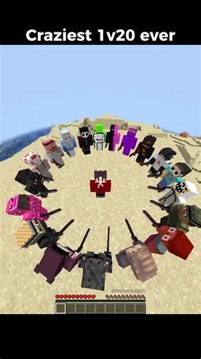 Minecraft craziest 1v20 manhunt ever