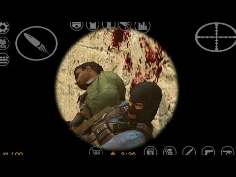 COUNTER STRIKE SOURCE ANDROID GAMEPLAY