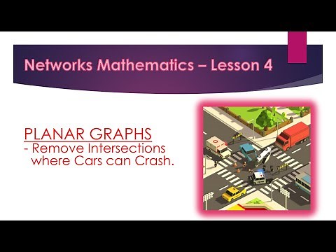 Networks - Lesson 4 - Planar Graphs - How to Redraw Network Graphs as Planar