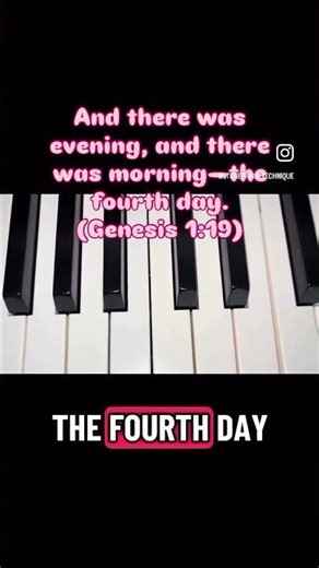Piano solo on ‘Genesis 1:19’