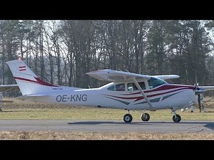 Punitz Flug Cessna TR182 Turbo Skylane landing at Airfield Punitz | OE-KNG
