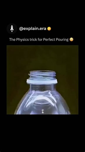 explaining on Instagram: "Pouring liquids looks effortless, but a clean, drip free pour depends on more than steady hands. Behind it is a bit of physics that controls surface tension, adhesion, and flow. By tilting the container at the right angle and keeping the lip close to the receiving vessel, you reduce air gaps, limit splashing, and guide the liquid where it should go. The liquid briefly clings to the edge before breaking cleanly into the cup, instead of running down the side. The liquid i