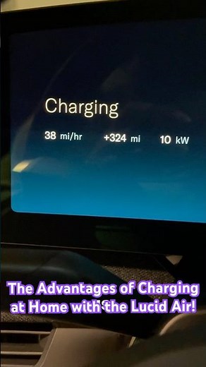 The Advantages of Charging at Home With The Lucid Air!