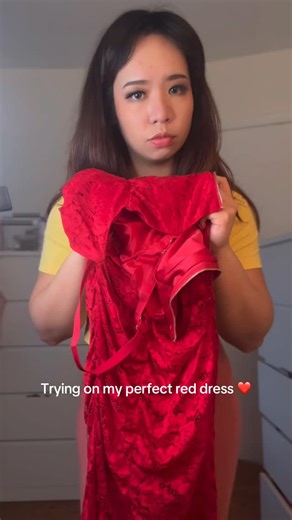 Liv ❤️ on Instagram: "My perfect red dress ❤️ #reddress #fashion #tryon #fashioninspo #fashionstyle"